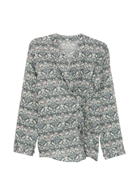 JNBY floral-print blouse Blue 5Q3215480
