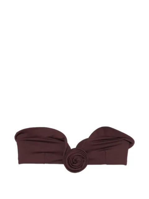Magda Butrym rosette-detail bikini top Red 624426