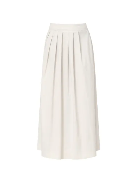 PT Torino pleated midi skirt Neutrals CDGODS000STDVD05