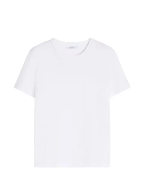 Max Mara embroidered-logo T-shirt White 2611971019600