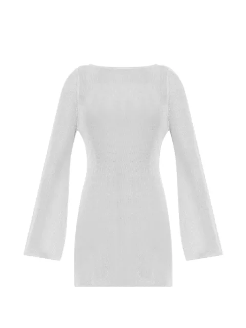 Bond-eye long sleeve beach dress White BOUND728MK