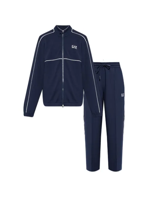 Ea7 Emporio Armani stripe-detail track suit Blue 7M001526AF21491