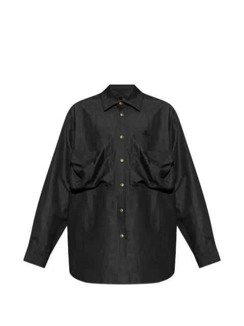 Vivienne Westwood buttoned chest-pockets jacket Black 2401004JW01D9