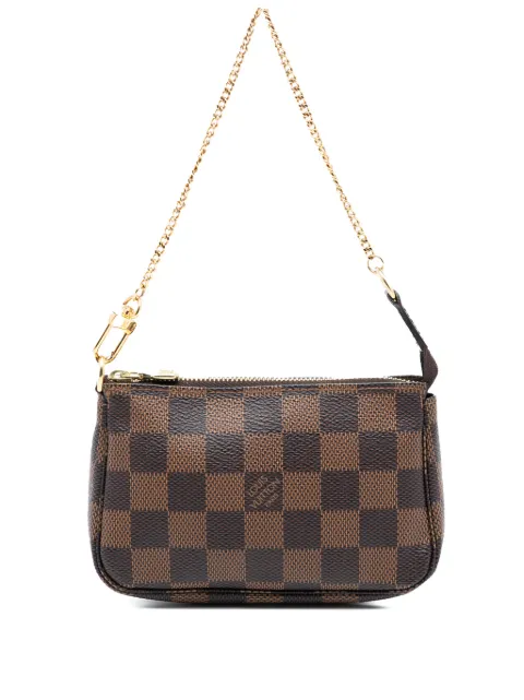 Louis Vuitton Pre-Owned 2014 Damier Ebene Mini Pochette Accessoires handbag Brown UN5P8C65ZFDU8CKM