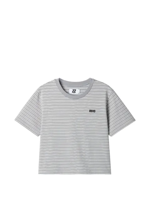 izzue striped round-neck T-shirt Grey IZXTEW00932X