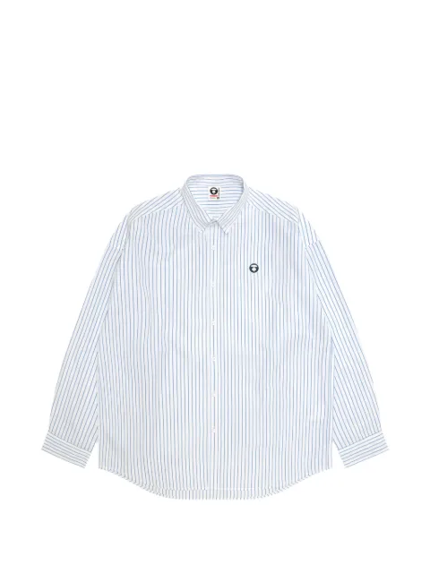 AAPE BY *A BATHING APE® striped shirt White AST8557XAQ
