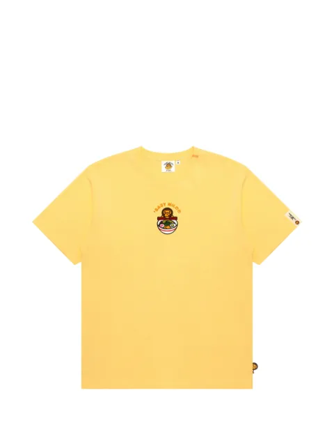 *BABY MILO® STORE BY *A BATHING APE® ramen-print T-shirt Yellow 0TE0457XXQ