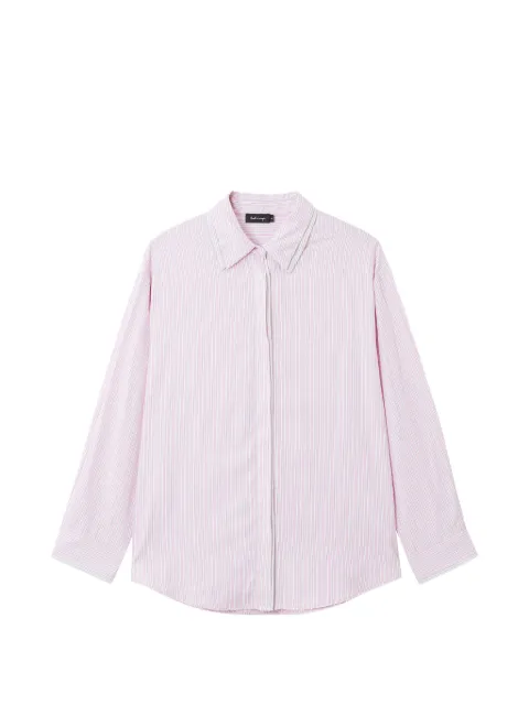 tout a coup striped long-sleeve shirt Pink M103AR6