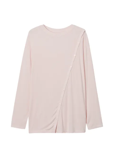 b+ab buttoned long-sleeve top Pink 6S606AS