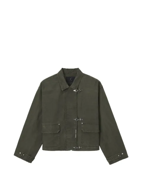 FIVE CM flap-pocket toggle jacket Green 5CXLJM00407X