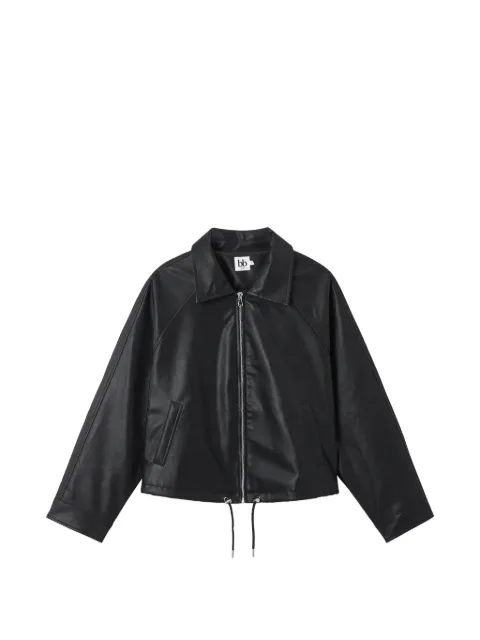 b+ab zip-up bomber jacket Black 6S101AS