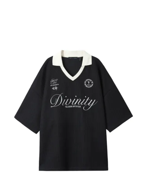 FIVE CM V-neck short-sleeve T-shirt Black 5CXTEM00462X