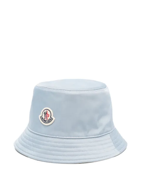 Moncler logo-patch bucket hat Blue L10933B0002254A1K