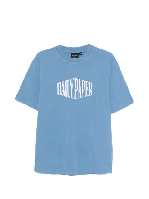 Daily Paper logo-print T-shirt Blue 2610031