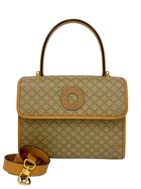 Celine Pre-Owned 2013 Macadam Coated Canvas satchel Brown U6MDZI4NZ3LLYONM