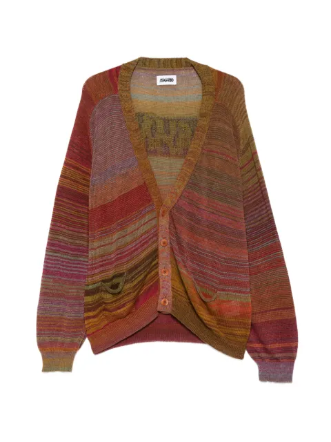 Magliano logo-detail cardigan Red MGSS26CA01012
