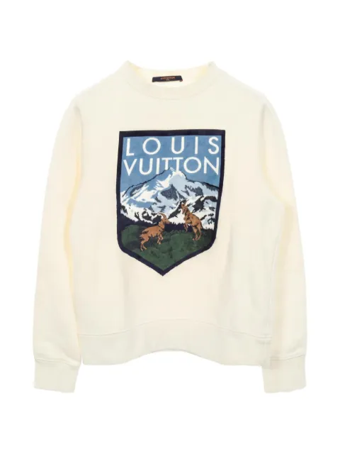 Louis Vuitton Pre-Owned National Park sweatshirt White 1033195