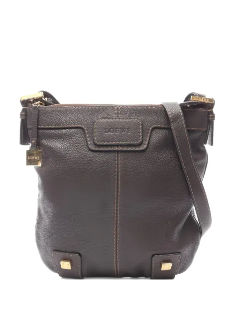 Loewe Pre-Owned leather shoulder bag Brown 1039526