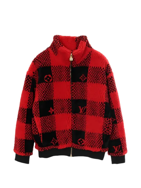 Louis Vuitton Pre-Owned 2010s damier-pattern jacket Red 1041678