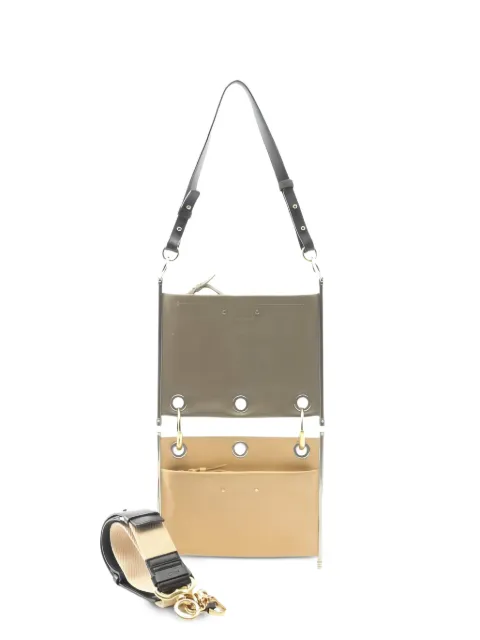Chloé Pre-Owned 2010s leather shoulder bag Neutrals 1039528