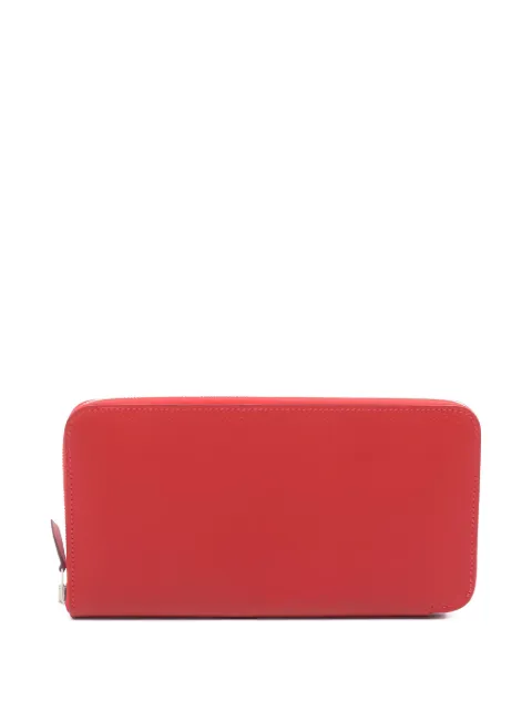 Hermès Pre-Owned 2006 carved-stamp zip wallet Red 1043248JINSQUARE