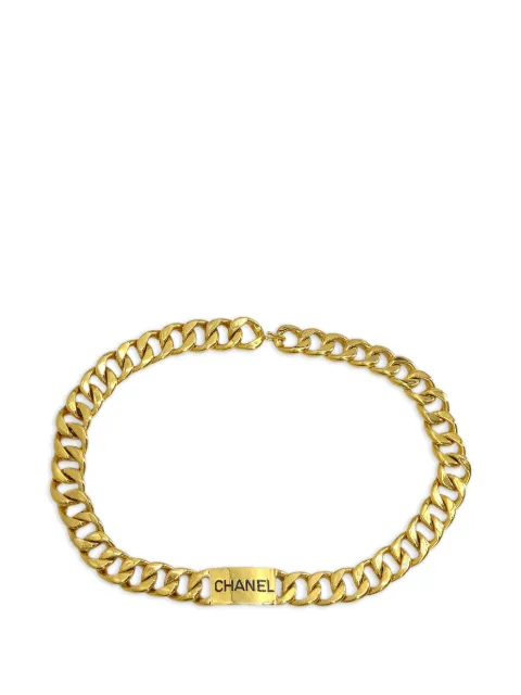 CHANEL Pre-Owned 1990-2000s chain belt Gold 123105