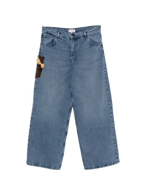 Charles Jeffrey Loverboy crochet-trumpet jeans Blue 062040201
