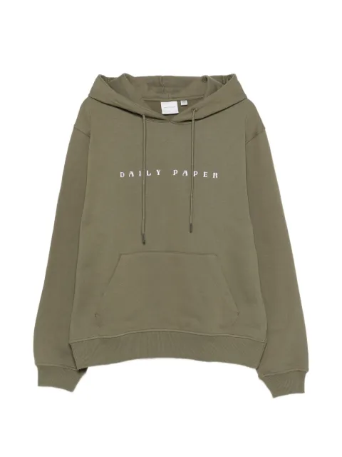Daily Paper logo-detail hoodie Green 2610052