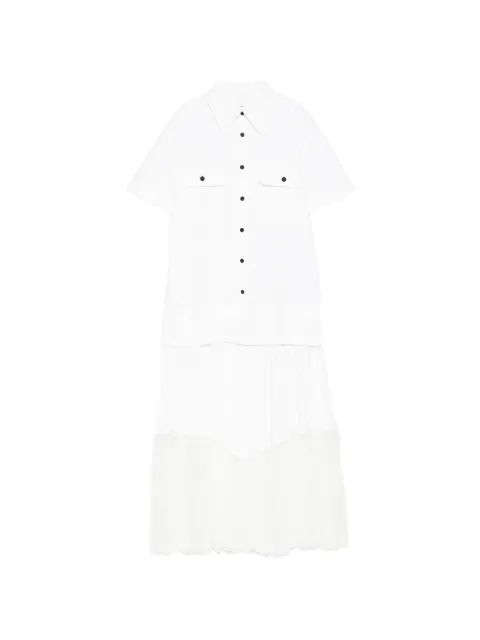 Toga Pulla Typewriter maxi dress White TP261FH234