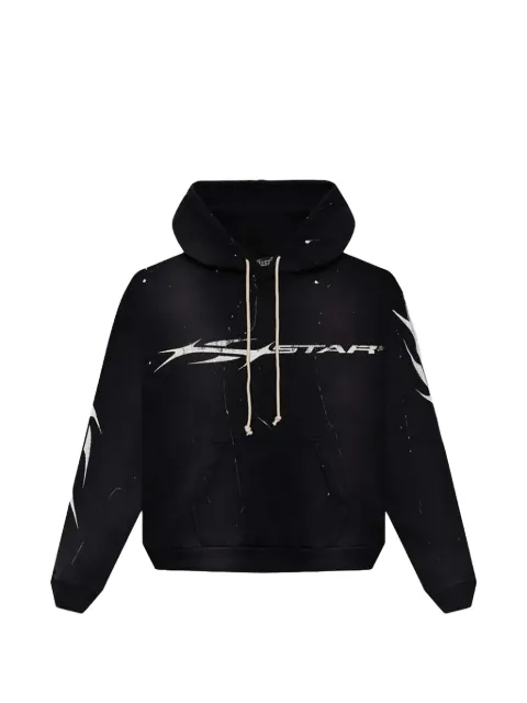 HELLSTAR Hstar printed hoodie Black HSR186