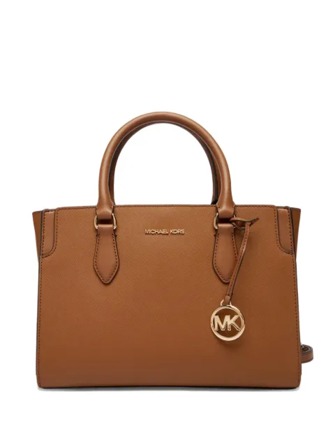 Michael Kors Becca logo-charm tote bag Brown 30R6GQ6S2L230