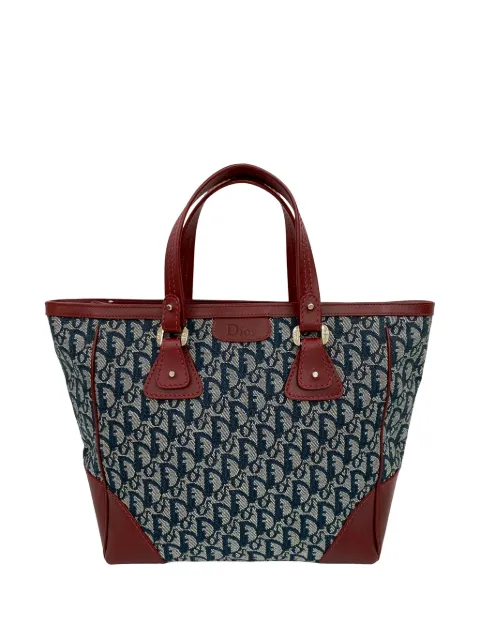 Christian Dior Pre-Owned 2000-2010 Diorissimo Trotter Canvas Zip tote bag Red 1DVBXJ4BJXNU3G9D