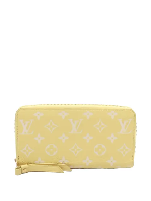 Louis Vuitton Pre-Owned 2010s monogram Empreinte leather wallet Yellow 1043269