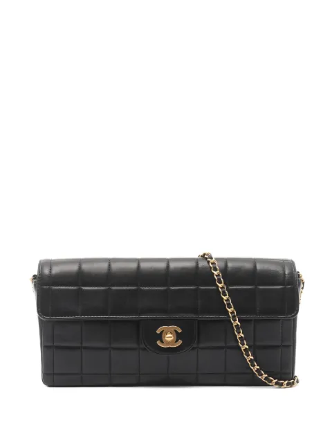 CHANEL Pre-Owned 2000-2002 Chocolate Bar shoulder bag Black 10429096724387