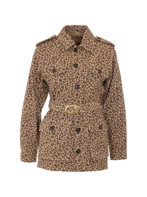 TWINSET leopard-pattern jacket Neutrals 261TP2640