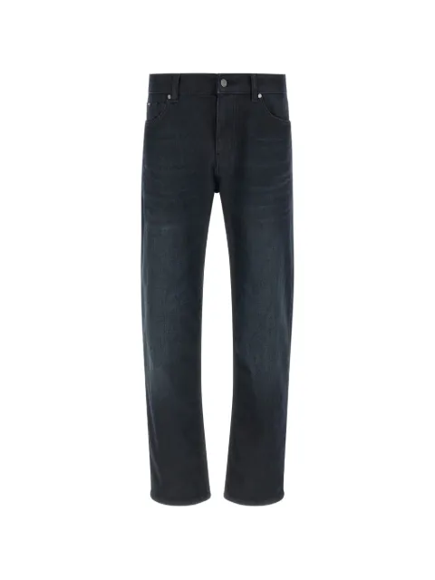 BOSS delaware blue slim-fit jeans in knitted denim Blue 50555207