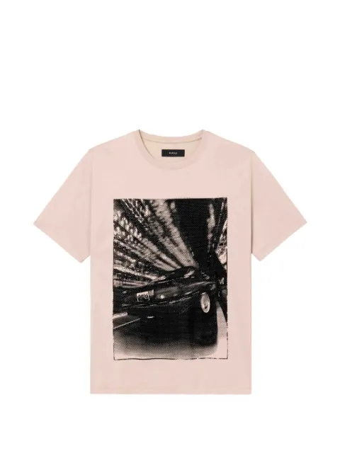 Purple Brand graphic T-shirt Pink P109CPFP226
