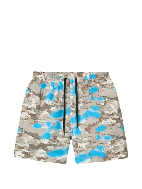 Purple Brand camouflage short Neutrals P504PWDS226