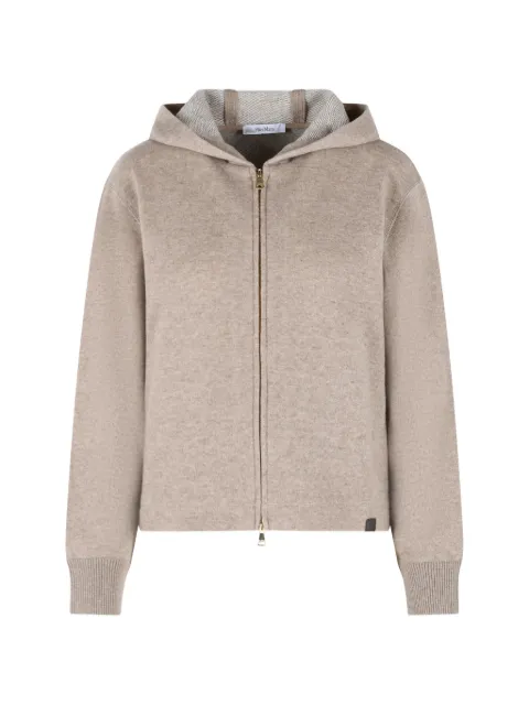 Max Mara zip-up hoodie Neutrals 2611921058600