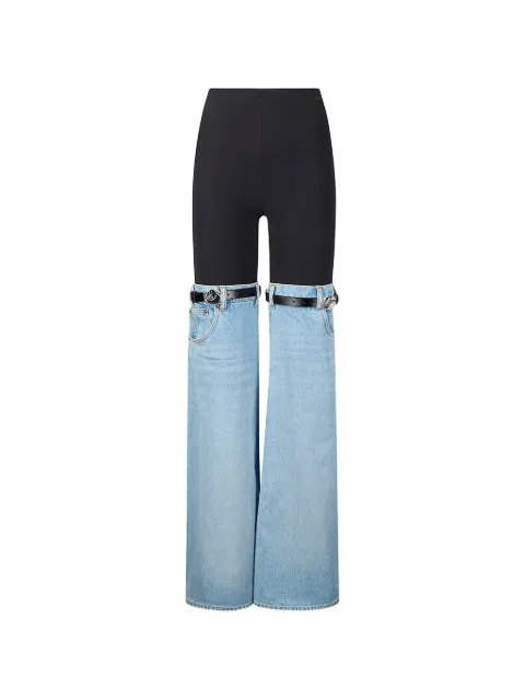 Coperni paneled belted trousers Black COPP24BISF2054