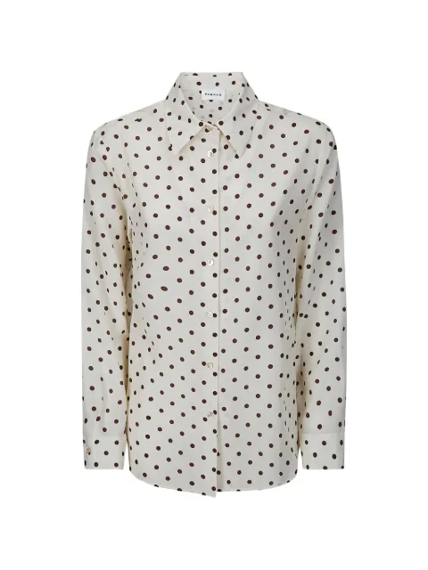 P.A.R.O.S.H. Billo polka-dot shirt Neutrals D381239SBILLO