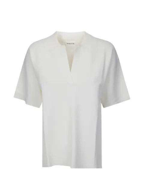 P.A.R.O.S.H. V-neck T-shirt White D540982ROMA26