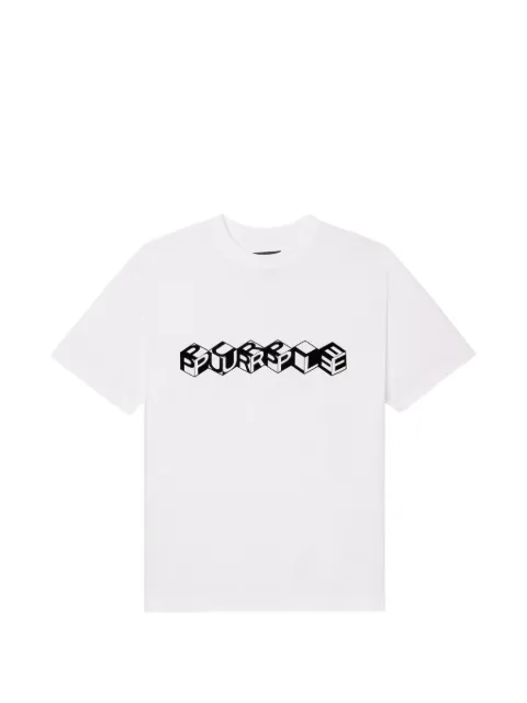Purple Brand logo-print T-shirt White P104TWFT226