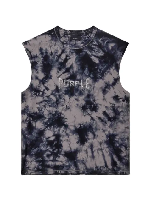 Purple Brand tie-dye sleeveless T-shirt Purple P103TSCP226
