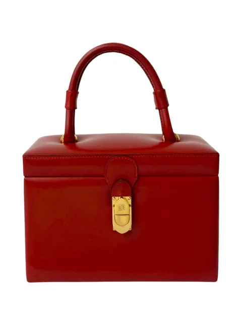 Loewe Pre-Owned 2010-2026 Leather Anagram vanity bag Red N8HHAPH3PND5JU00