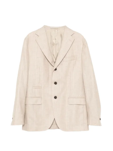 Eleventy pinstripe blazer Neutrals L75GIAC16TES0L003