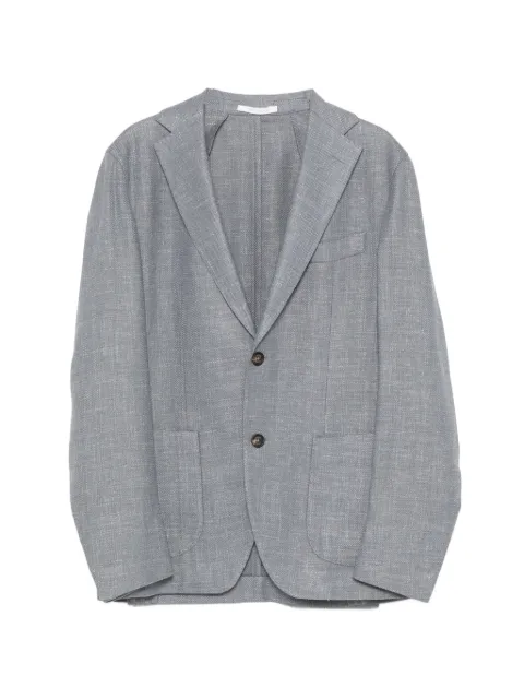 Eleventy patch-pocket jacket Grey L75GIAC12TES0L118