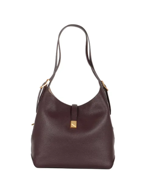 Kate Spade Large Deco textured buckle shoulder bag Brown KI556YCL