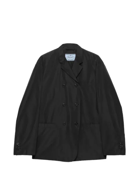 Prada double-breasted blazer Black P502QSOOO19O2