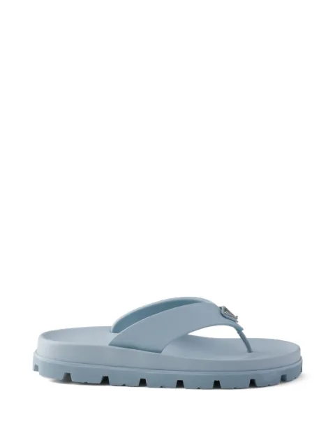 Prada rubber thong sandals Blue 1Y420NF0203LKK